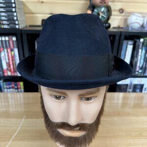 Vintage BILTMORE The Mater Fedora Blue Canadian Hat - Size 7